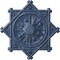Ekena Millwork Antilles Ceiling Medallion (Fits Canopies up to 6"), 38 1/4"OD x 1 1/2"P, Americana Crackle CM38ANAMC - alternate 1